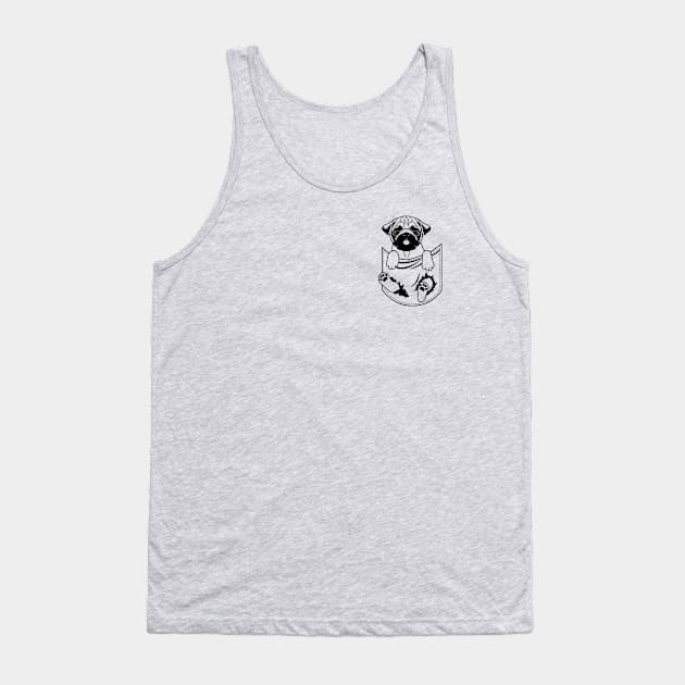 Pug Tank Top by SerenityByAlex